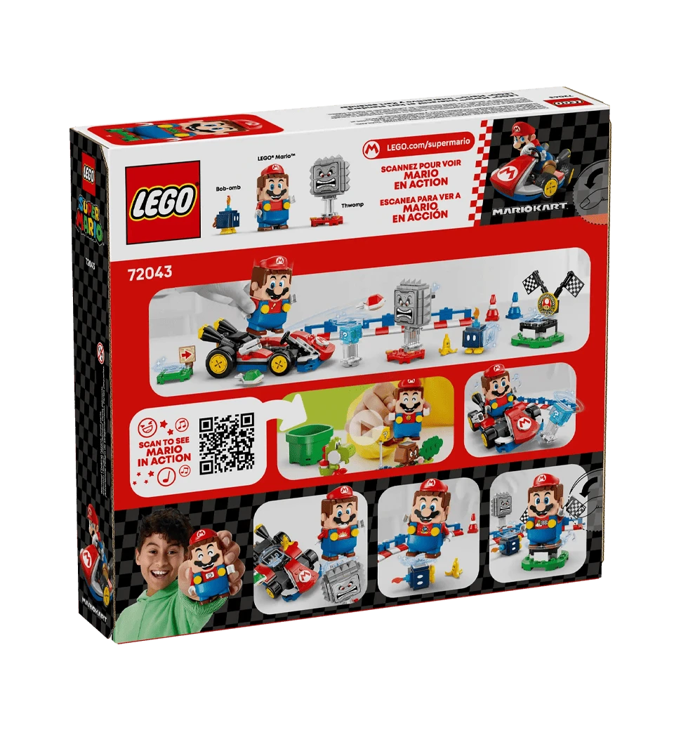 Конструктор LEGO Super Mario Mario Kart – Interactive LEGO® Mario та Standard Kart