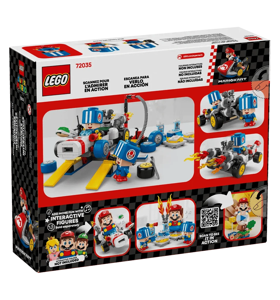 Конструктор LEGO Super Mario Mario Kart – Toad's Garage