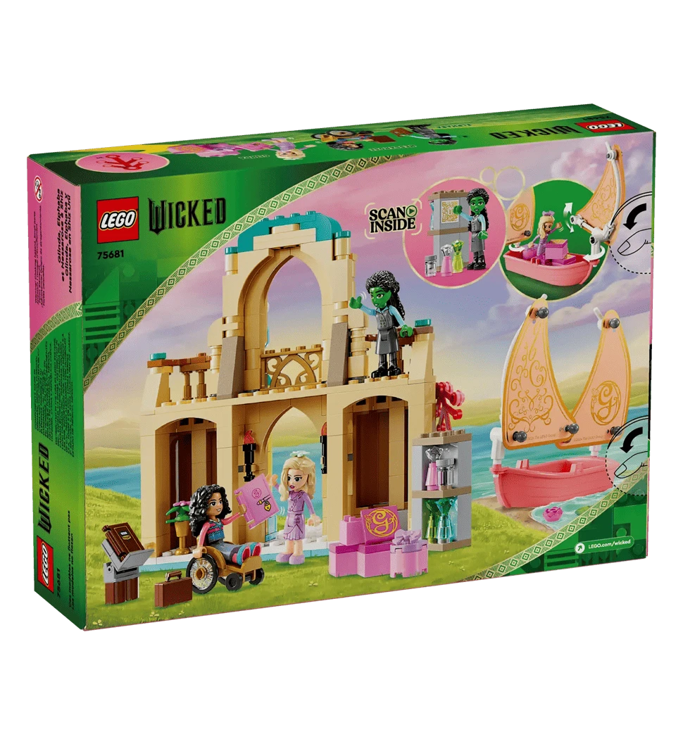 Конструктор LEGO Wicked Глинда, Эльфаба и Несароза в Университете Шиз