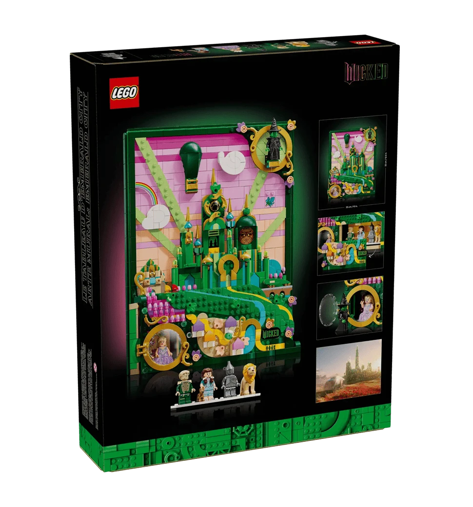 Конструктор LEGO Wicked Изумрудный город настенный арт