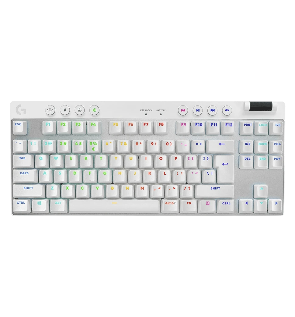 Клавіатура LOGITECH G PRO X TKL LIGHTSPEED Wireless Gaming Keyboard - WHITE (920-012148)