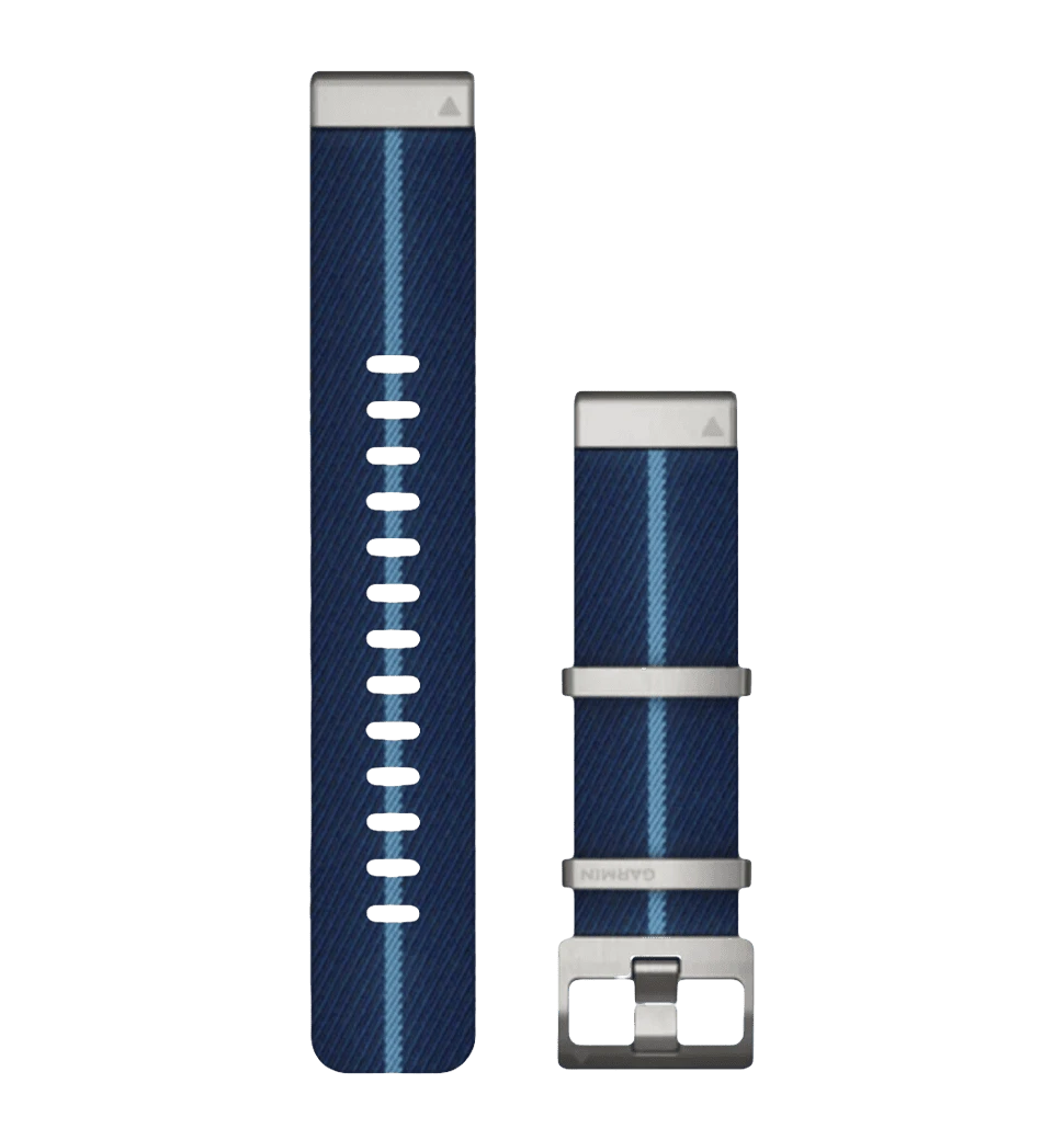 MARQ GEN2 QF 22, Jacquard Nylon Strap, Indigo Striped, ремешок