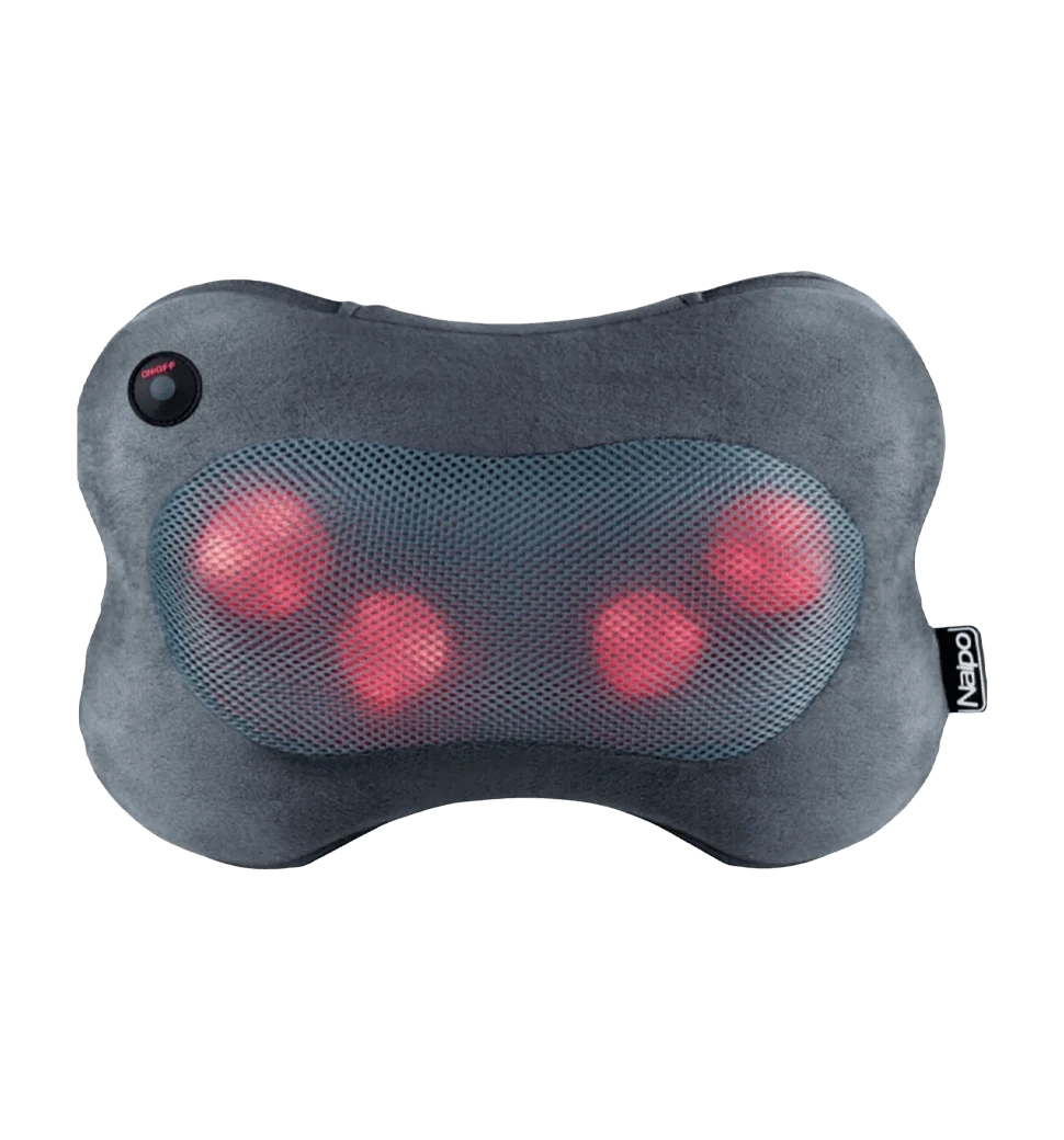 Масажна подушка NAIPO Back and Neck (Ultra-soft Plush Fabric) MGP-129M