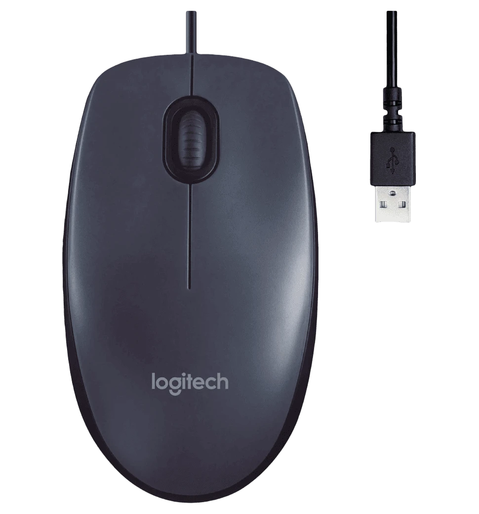 Миша LOGITECH (B100) чорна (910-003357)