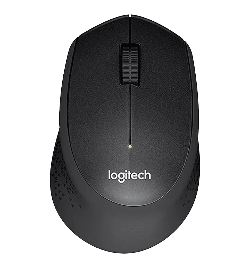 Миша LOGITECH M330 SILENT PLUS Wireless Mouse - BLACK (910-004909)