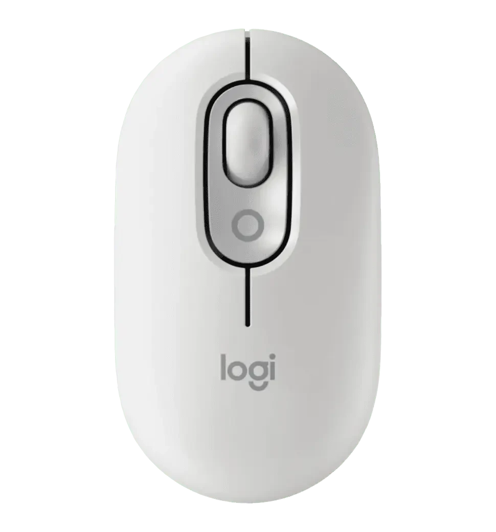 Мышь LOGITECH POP Mouse with emoji - OFF-WHITE