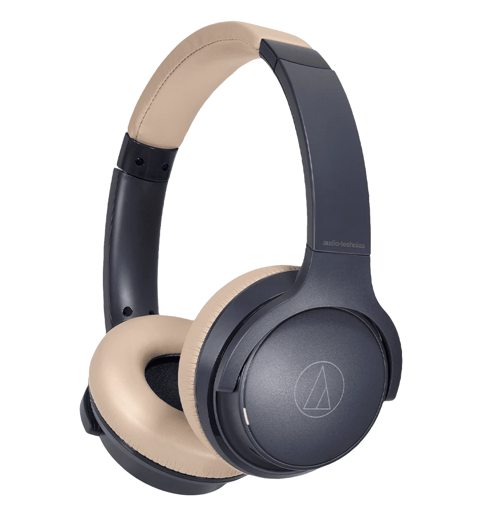 Наушники с микрофоном Audio-Technica ATH-S220BT Navy/Beige (ATHS220BTNBG)