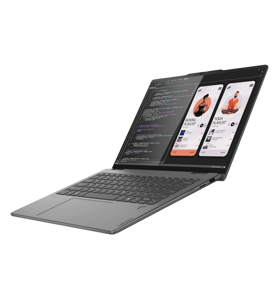 Ноутбук 14" Lenovo Yoga 7 2 in 1 14AHP9 (83DK0092RA) OLED/AMD R7 8840HS/16/1TBAMD/DOS/BL/Pen/Storm grey