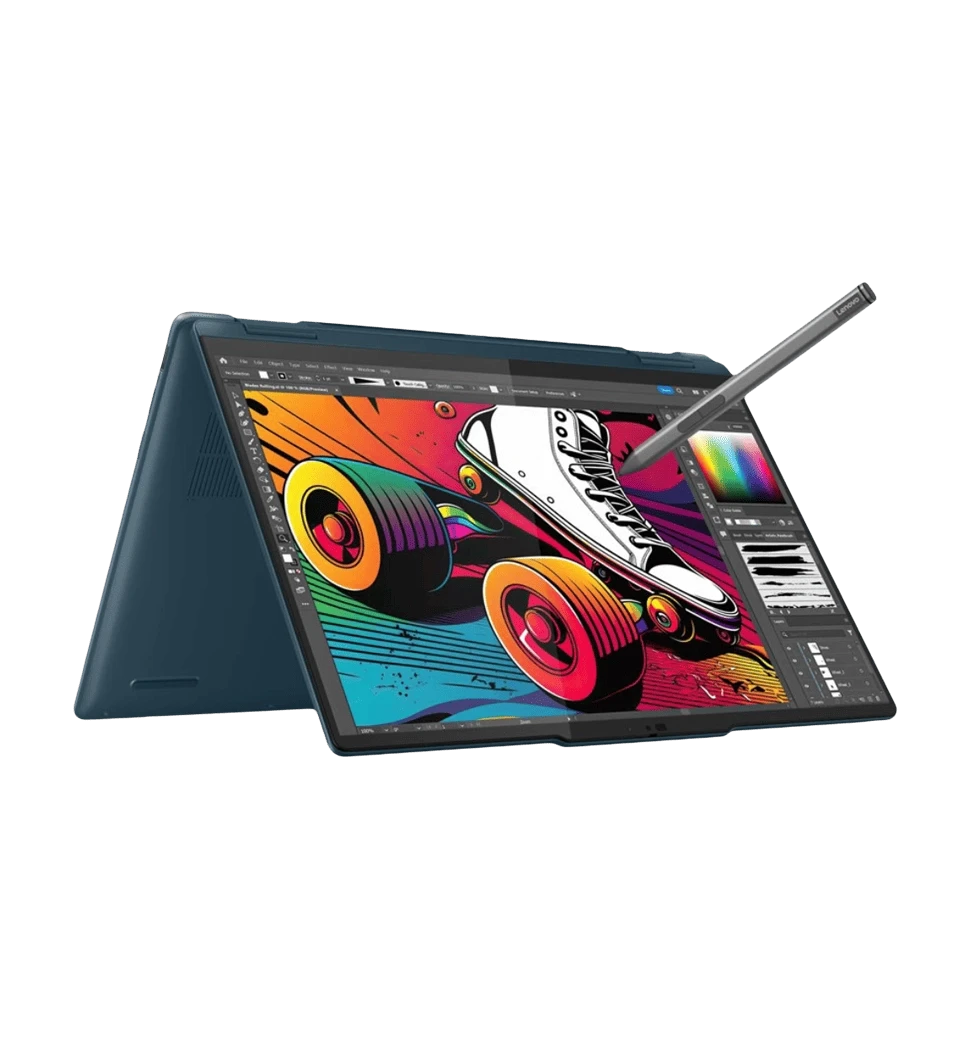 Ноутбук 14" Lenovo Yoga 7 2 in 1 14IML9 (83DJ00CCRA) U7-155U/16/1TB/Intel UHD/DOS/BL/Pen/Tidal teal