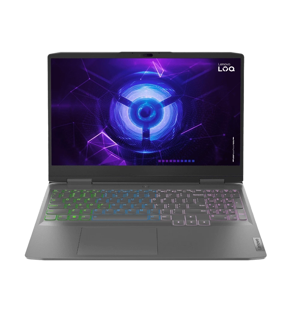Ноутбук 15.6" LENOVO LOQ 15IRH8(82XV00K7RA)/Intel i5-12450H/16GB/512 SSD/RTX4050-6GB/DOS/Grey