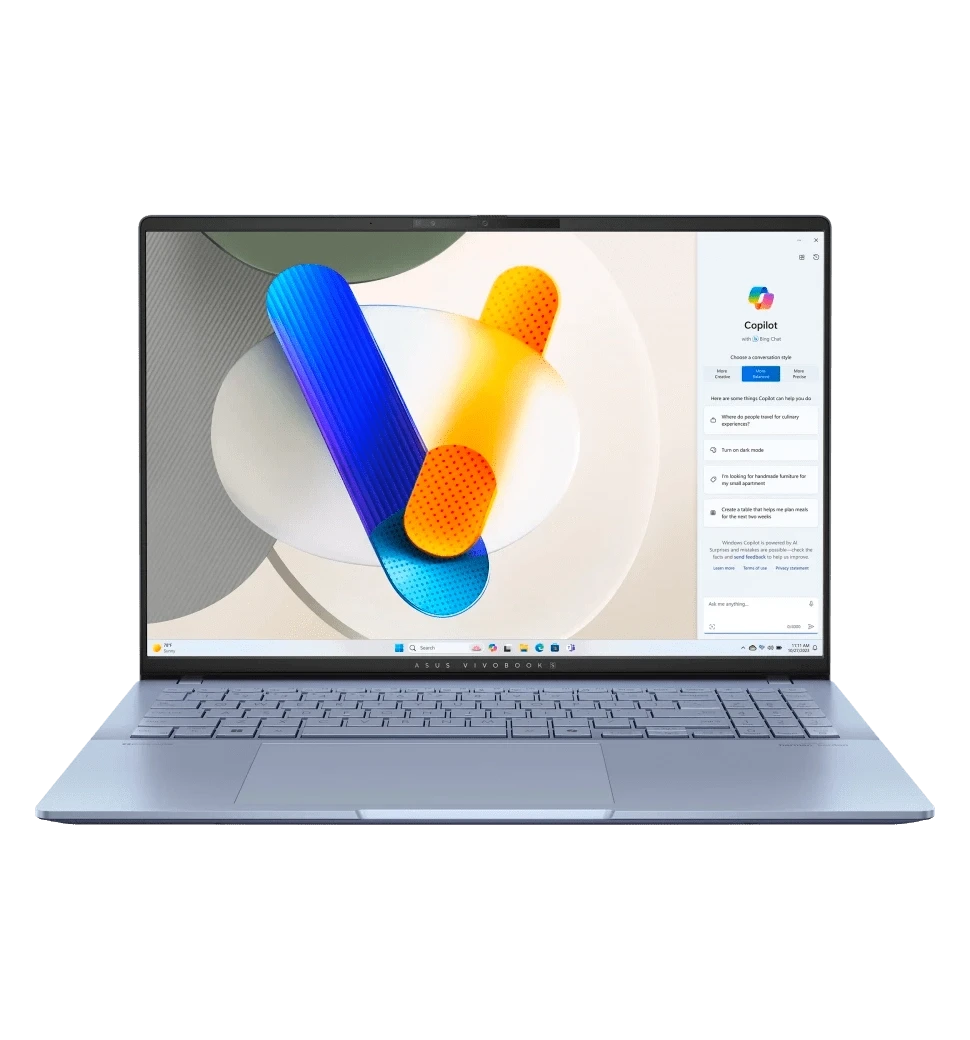 Ноутбук 16" ASUS Vivobook S 16 OLED S5606MA-MX012W/Intel Core 9-185H/16GB/1TB SSD/Intel Arc/W11/Blue