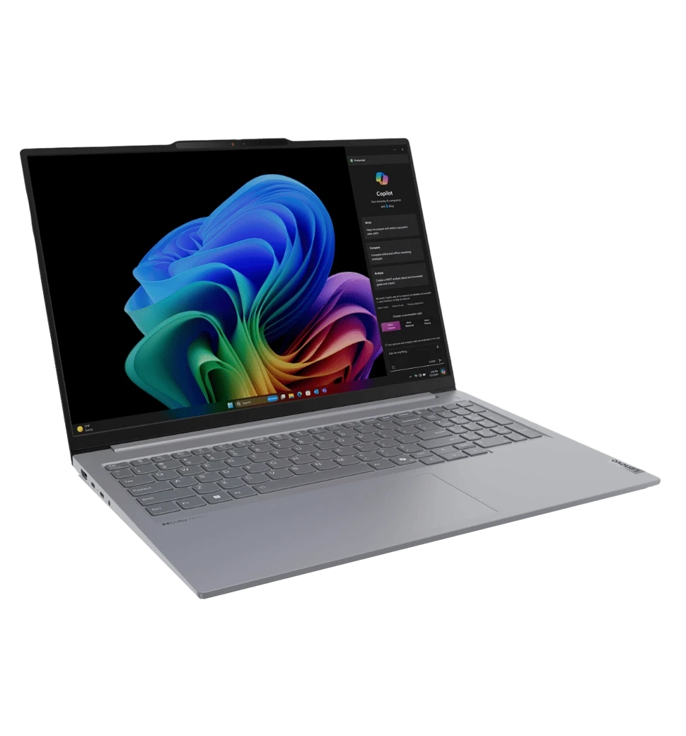 Ноутбук 16" Lenovo ThinkBook 16 G7 QOY (21NH000DRA) Snapdragon X1P42100/32/1TB/Intel UHD/W11P/BL/Luna grey