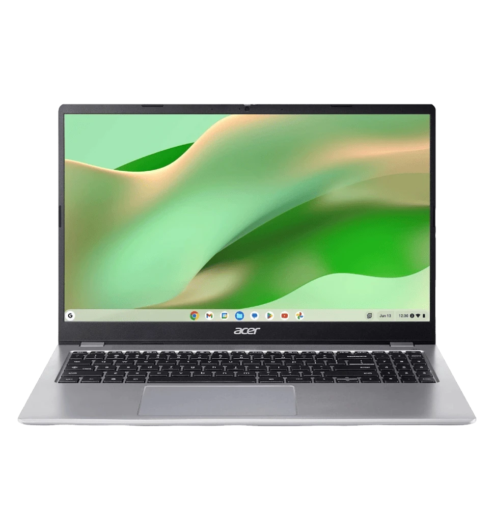 Ноутбук Acer Chromebook CB315-6HT 15.6" FHD IPS Touch, Intel 3-N355, 8GB, F128GB, UMA, ChromeOS, серебристый