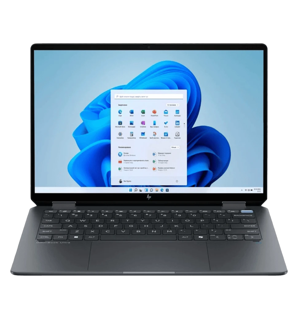 Ноутбук HP 14" (B9PE0EA) 14T_2.8K_OLED/U5-226V/16/512/Intel Arc/W11 /Eclipse Gray OmniBook Ultra Flip