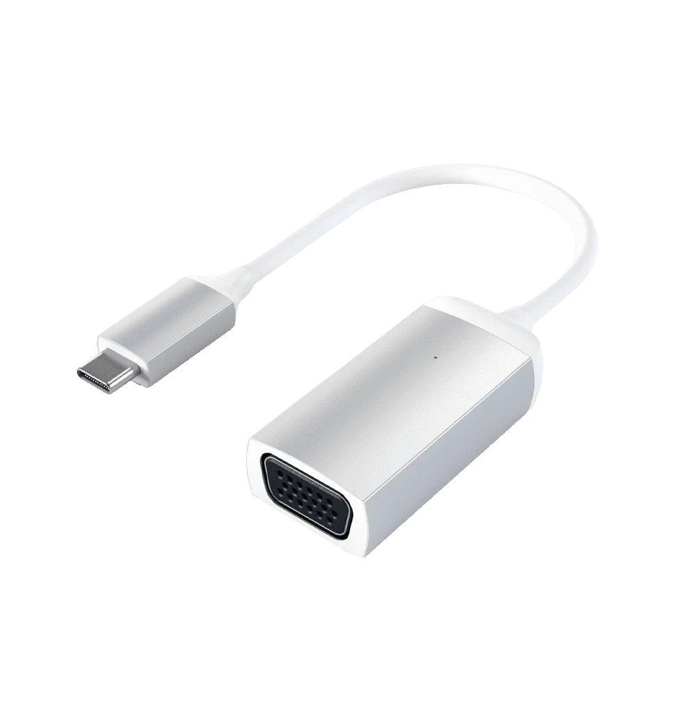 Переходник Satechi Type-C VGA Adapter Silver (ST-TCVGAS)
