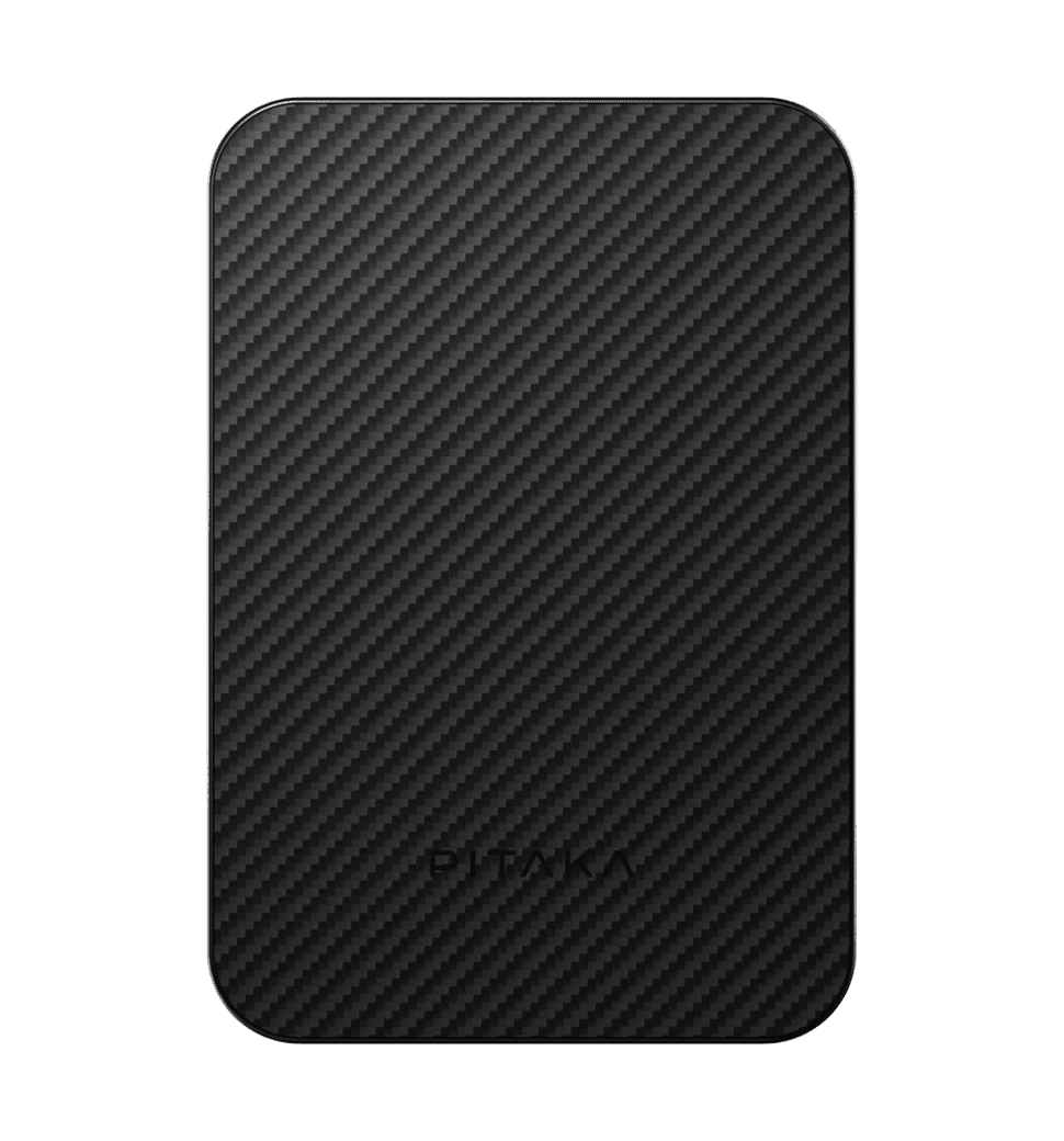 Pitaka Aramid Fiber Magnetic Power Bank Qi2 5 000mAh Twill Black/Grey (PBQ2401)