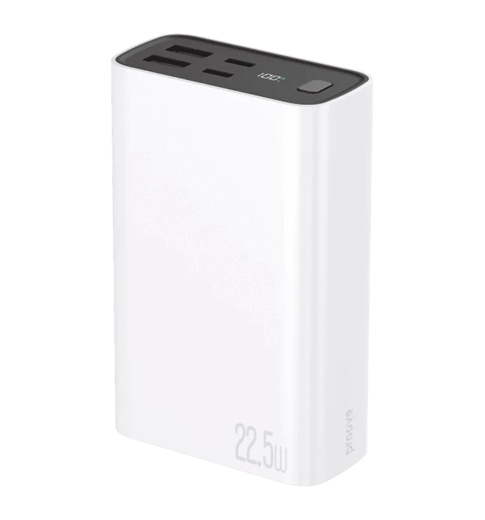 Портативна Батарея Proove Hyper Flux Plus 22.5W 20000mAh (white)