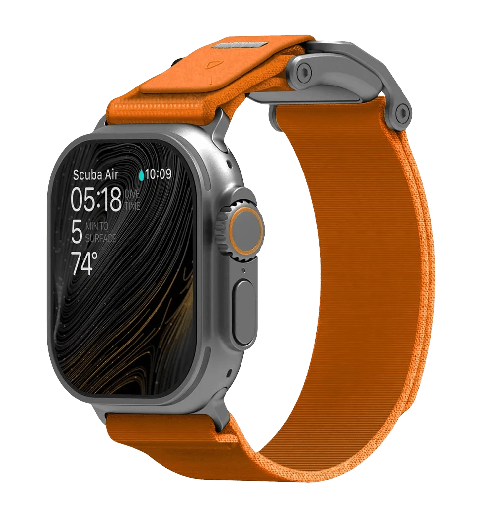 Ремешок AULUMU Stylish and Comfortable Watch Band for Apple Watch Ultra Orange