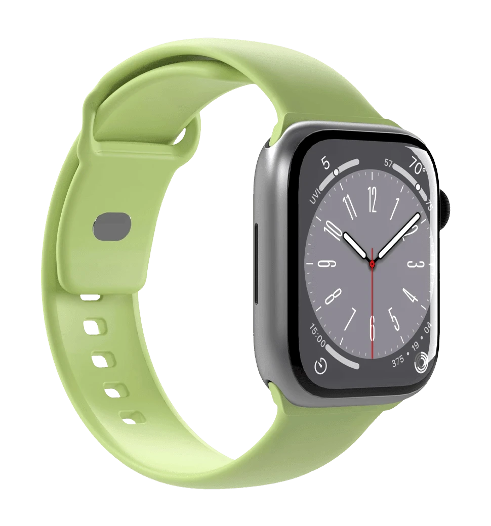 Ремінець для годинника Puro "ICON" Silicone band Apple Watch 42-49mm SM & ML Light Green PUICNAW44LGRN