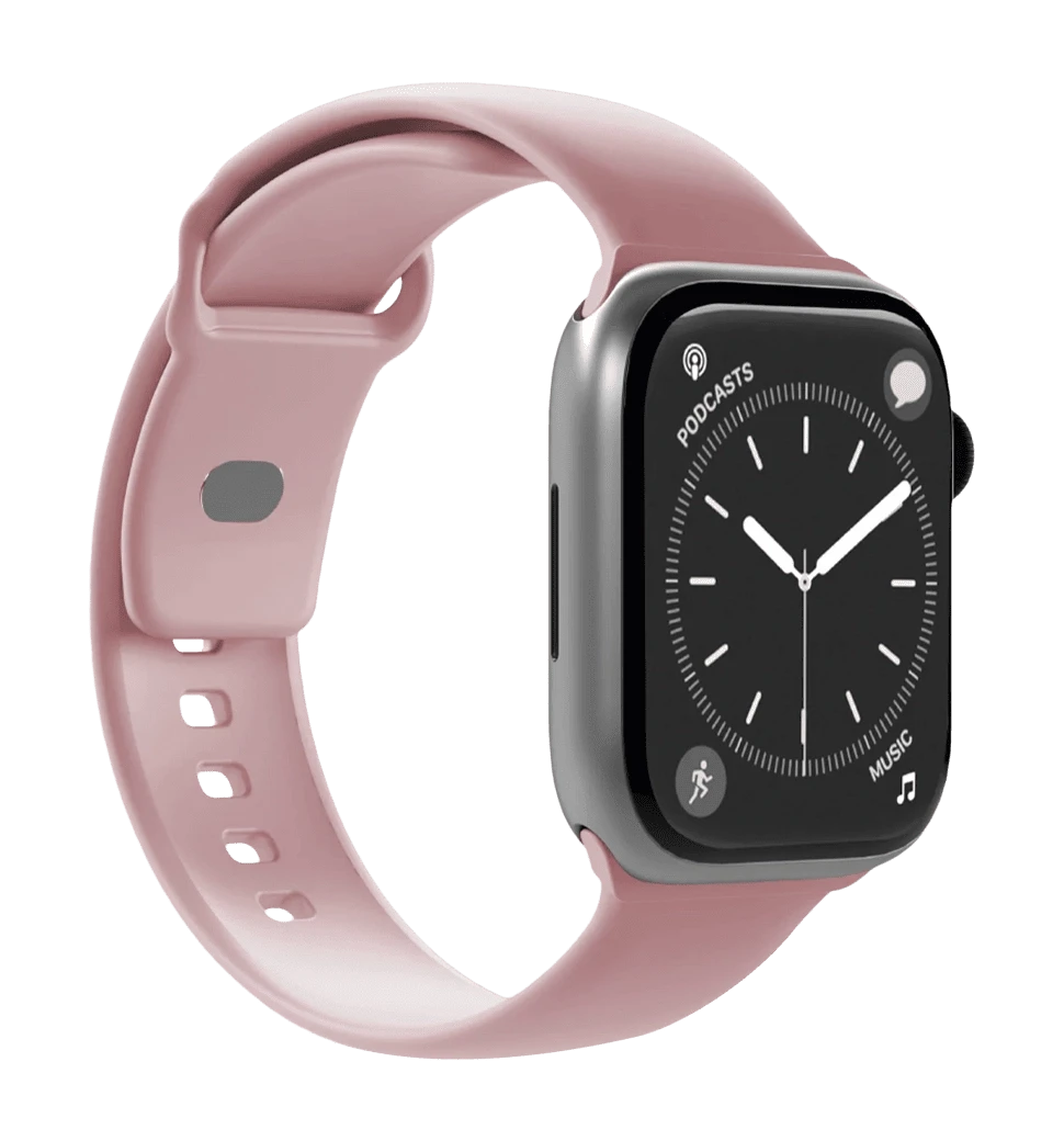 Ремешок для часов Puro "ICON" silicone band Apple Watch 42-49mm SM & ML Peach PUICNAW44LORA