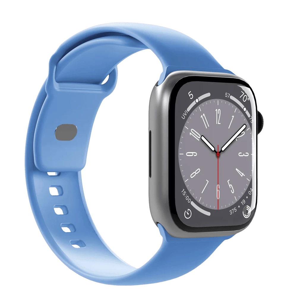 Ремінець для годинника Puro "ICON" Silicone band Apple Watch 42mm-49mm SM & ML Dark Blue PUICNAW44BLUE
