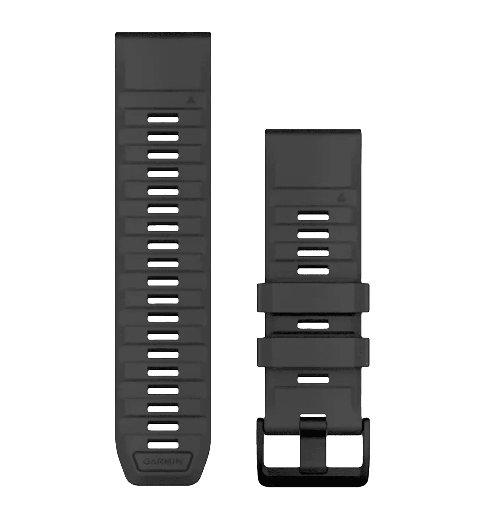 fenix 8, 26mm, QF Graphite Silicone Band, ремінець
