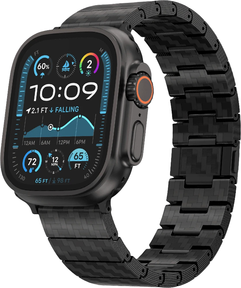  Ремешок Keephone MORGAN Apple Watch 38/40/41/44/45/49mm Black (KPMORGAN49BK)