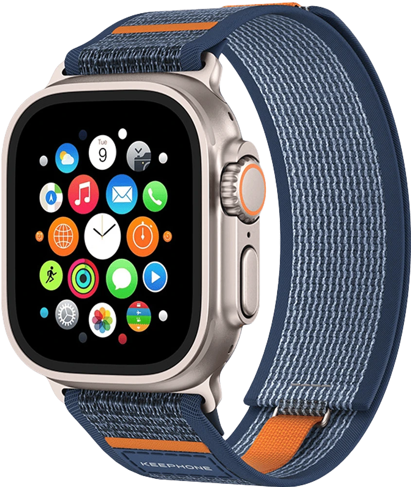 Ремешок Keephone MUSSE Apple Watch 44/45/49mm Dark Blue (KPMUSSE49DB)