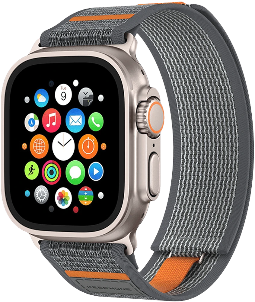 Ремешок Keephone MUSSE Apple Watch 44/45/49mm Grey (KPMUSSE49GY)
