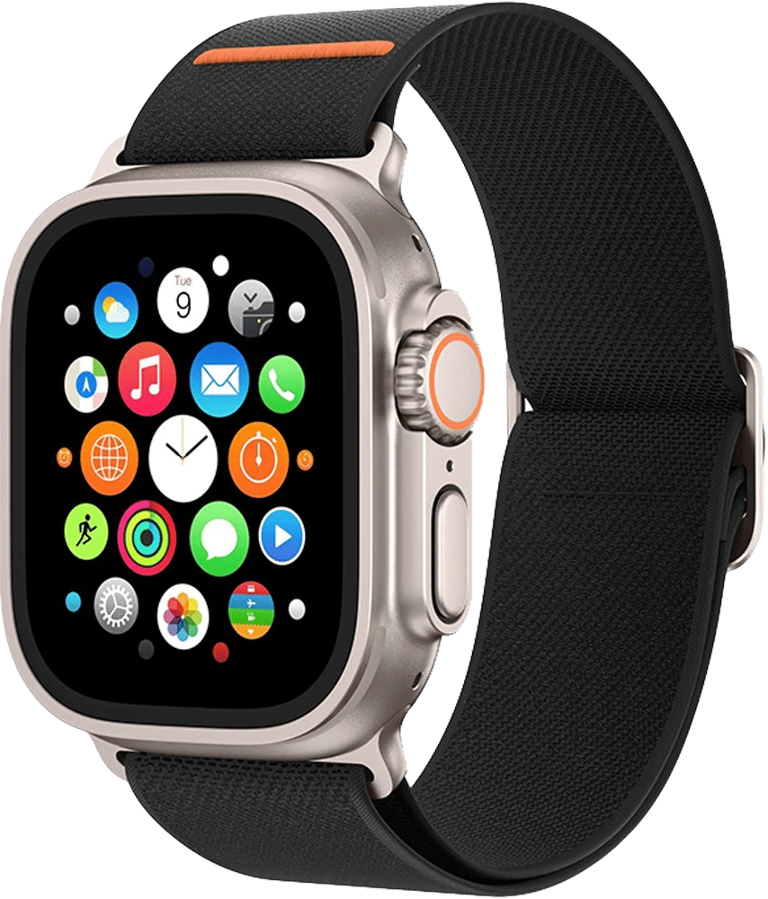 Ремешок Keephone NAVAS Apple Watch 44/45/49mm Black (KPNAVAS49BK)