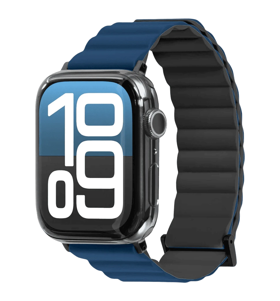 Ремешок LAUT NOVI SPORT  Apple Watch  38/40/41 Steelblue Black (L_AWS_NS_BL)
