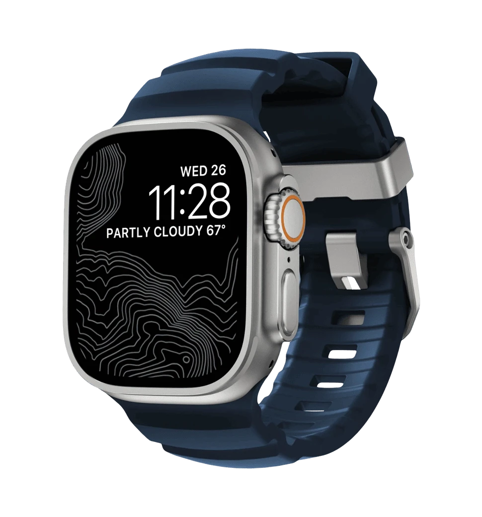 Ремешок Nomad Rocky Point Natural Titanium Hardware Atlantic 46mm/49mm (NM013589858)