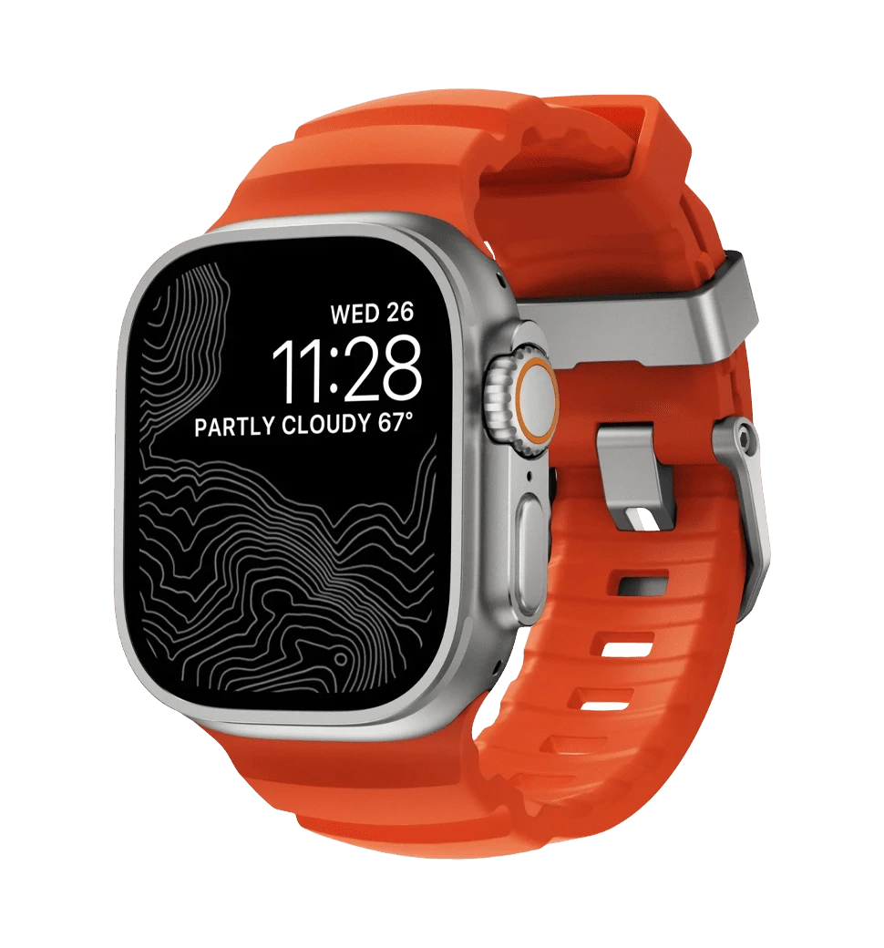 Ремешок Nomad Rocky Point Natural Titanium Hardware Magma 46mm/49mm (NM014872858)