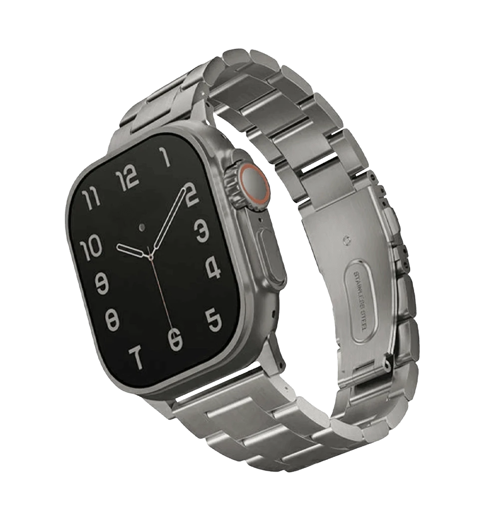 Ремешок Uniq Osta для Apple Watch 49 | 45 | 44 | 42 mm titanium silver (UNIQ-49MM-OSTASIL)