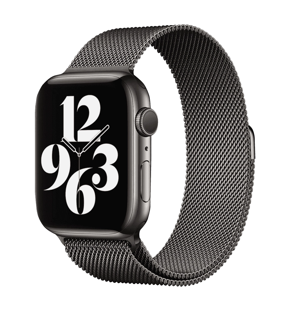 Ремінець Wiwu для Apple Watch 38/40/41mm Milanese Stainless Steel watch band Black