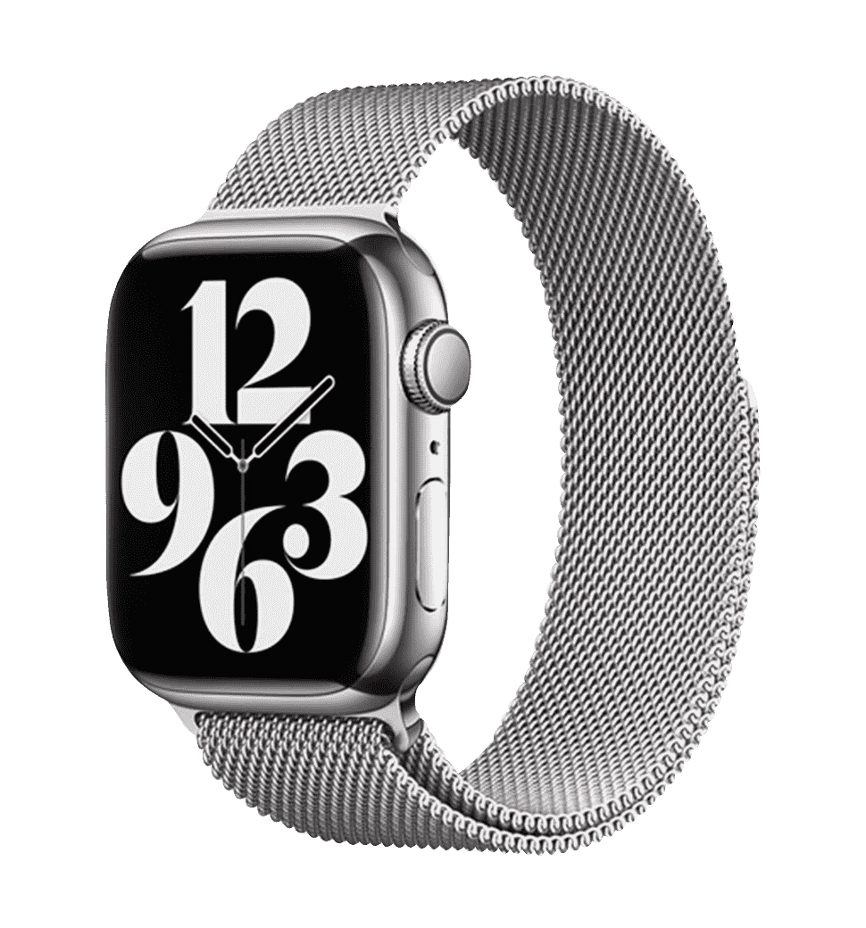 Ремінець Wiwu для Apple Watch 42/44/45/49mm Milanese Stainless Steel watch band Silver