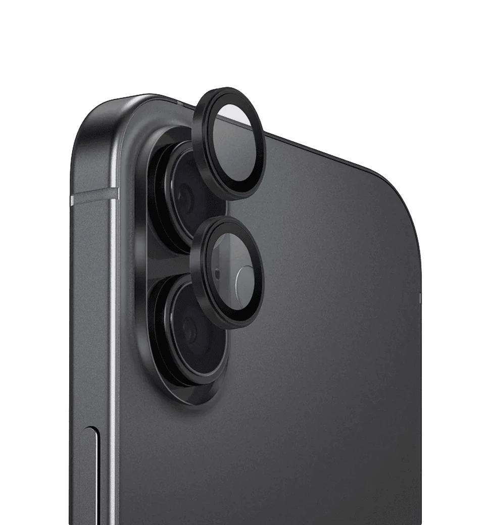 Захисне скло на камеру UNIQ Optix Aluminium Camera iPhone 17 чорний UNIQ-IP6.3 (2025)