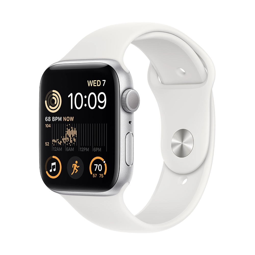 Смарт-часы Apple Watch SE 2022 40mm Silver Aluminum Case with Sport Band (MNJV3)