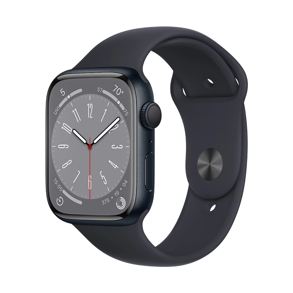 Смарт-часы Apple Watch Series 8 45mm Midnight Aluminum Case with Sport Band (MNP13)