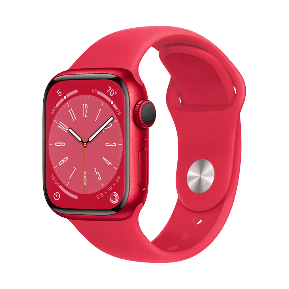 Смарт-часы Apple Watch Series 8 45mm (PRODUCT)RED Aluminum Case with Sport Band (MNP43)