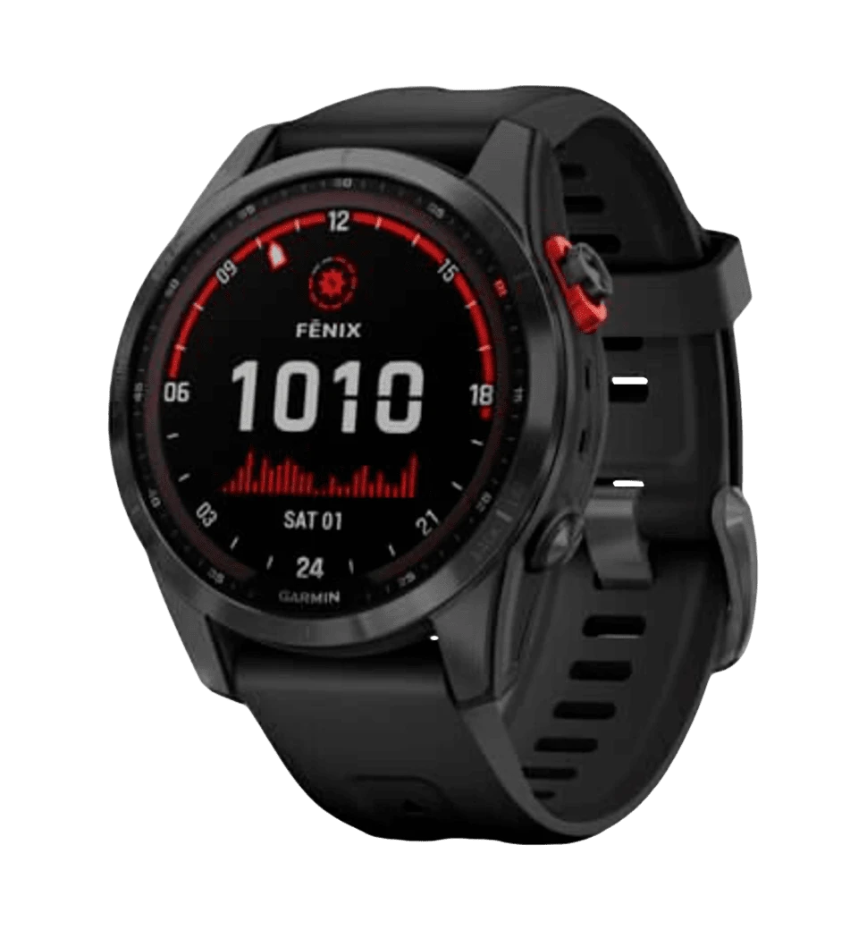 Смарт-часы Garmin Fenix 7S Solar Slate Gray with Black Band (010-02539-12/13)