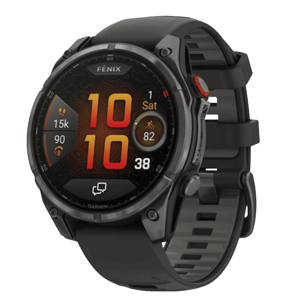 Смарт-годинник Garmin Fenix 8 Pro (47 mm) AMOLED Sapphire, титан Carbon Gray DLC (010-03198-01)