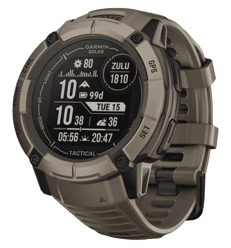 Смарт-часы Garmin Instinct 2X Solar - Tactical Edition Coyote Tan (010-02805-12/02/64) UA