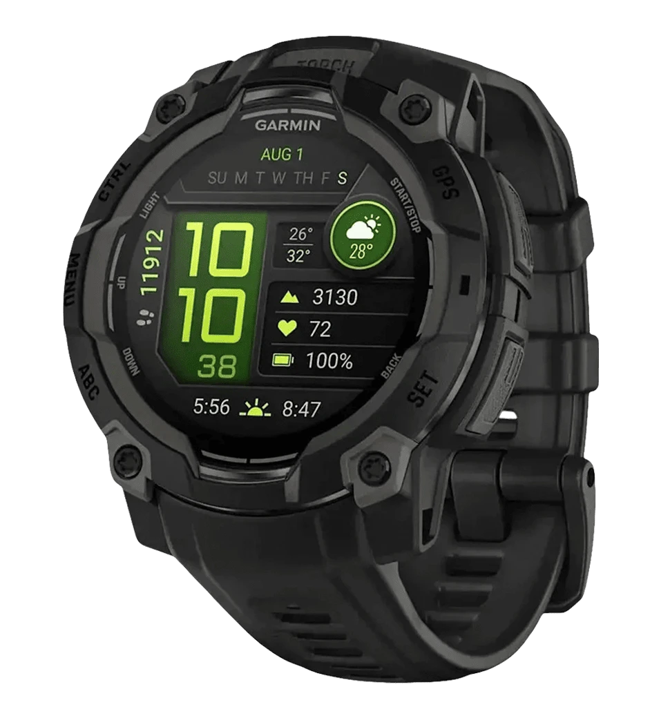 Смарт-часы Garmin Instinct 3 45mm AMOLED Black with Black Band (010-02936-00) UA