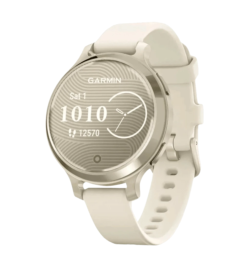 Смарт-годинник Garmin Lily 2 Active Lunar Gold with Bone Silicone Band (010-02891-00) UA