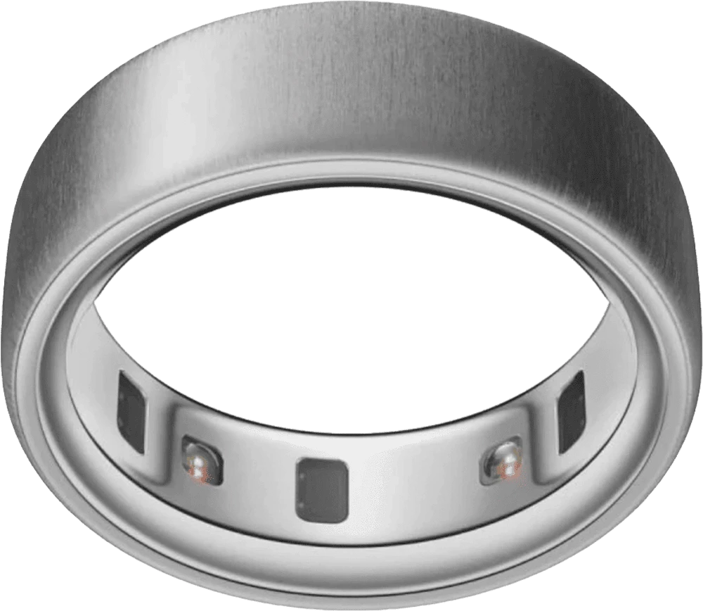 Смарт-кольцо Oura Ring 4 Brushed Silver (Size 08) (JZ90-54220-08)
