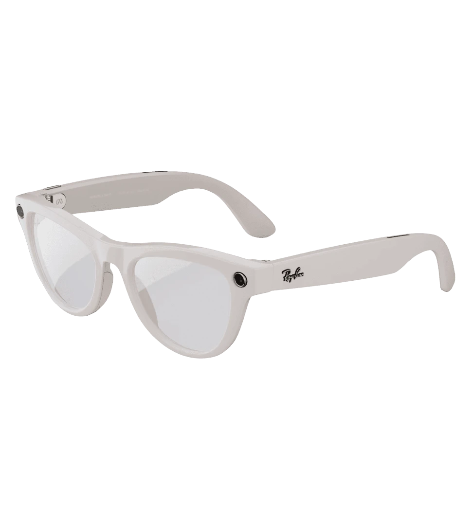 Смарт-очки Ray-Ban Meta Skyler Standard - Shiny Chalky Gray / Clear Sapphire Transition (RW4010 6700MF 52-20)