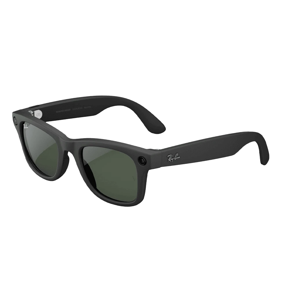 Смарт-очки Ray-Ban Meta Wayfarer Matte Black/Polar Dark Green size L (RW4006 601S1M 50-22)