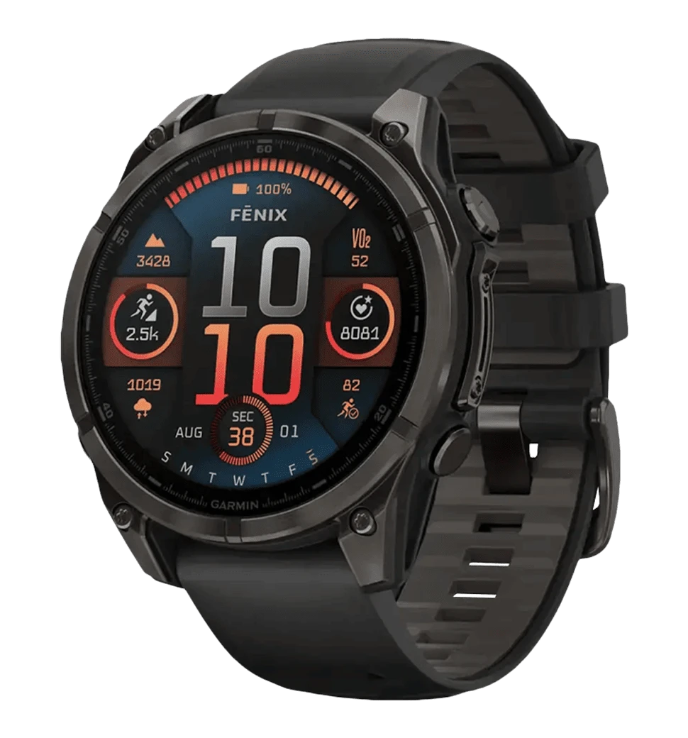 Garmin Fenix 8 47mm AMOLED Sapphire Carbon Gray DLC Titanium w.Black/Pebble Gray S.Band БУ