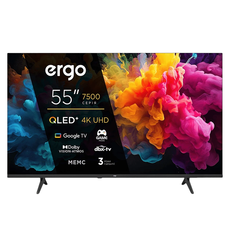 Телевізор ERGO 55JUQ7500 рідкокристалічний